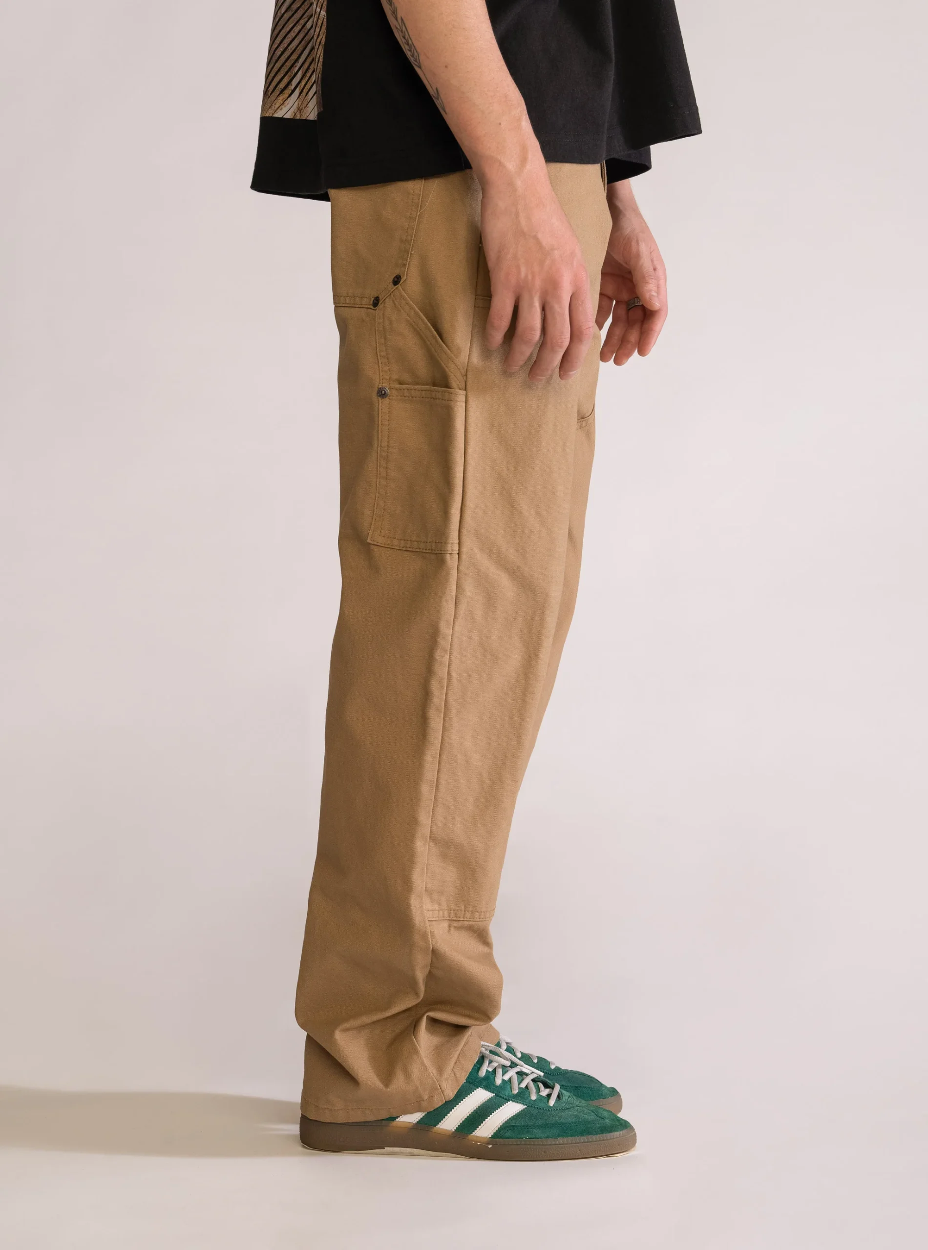 Charmed Up Pantalón Carpintero, Café Claro - Imagen 3