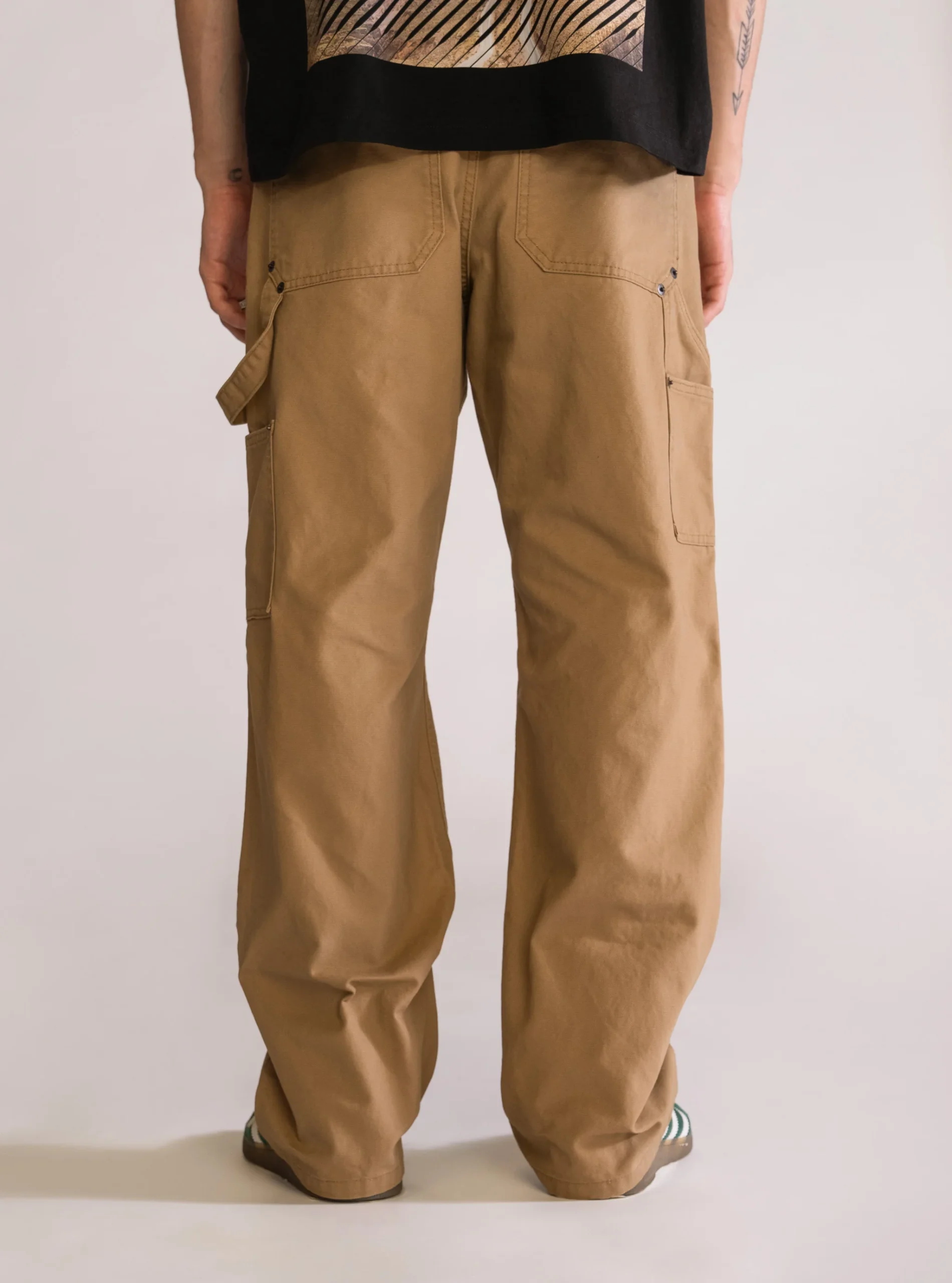 Charmed Up Pantalón Carpintero, Café Claro - Imagen 5