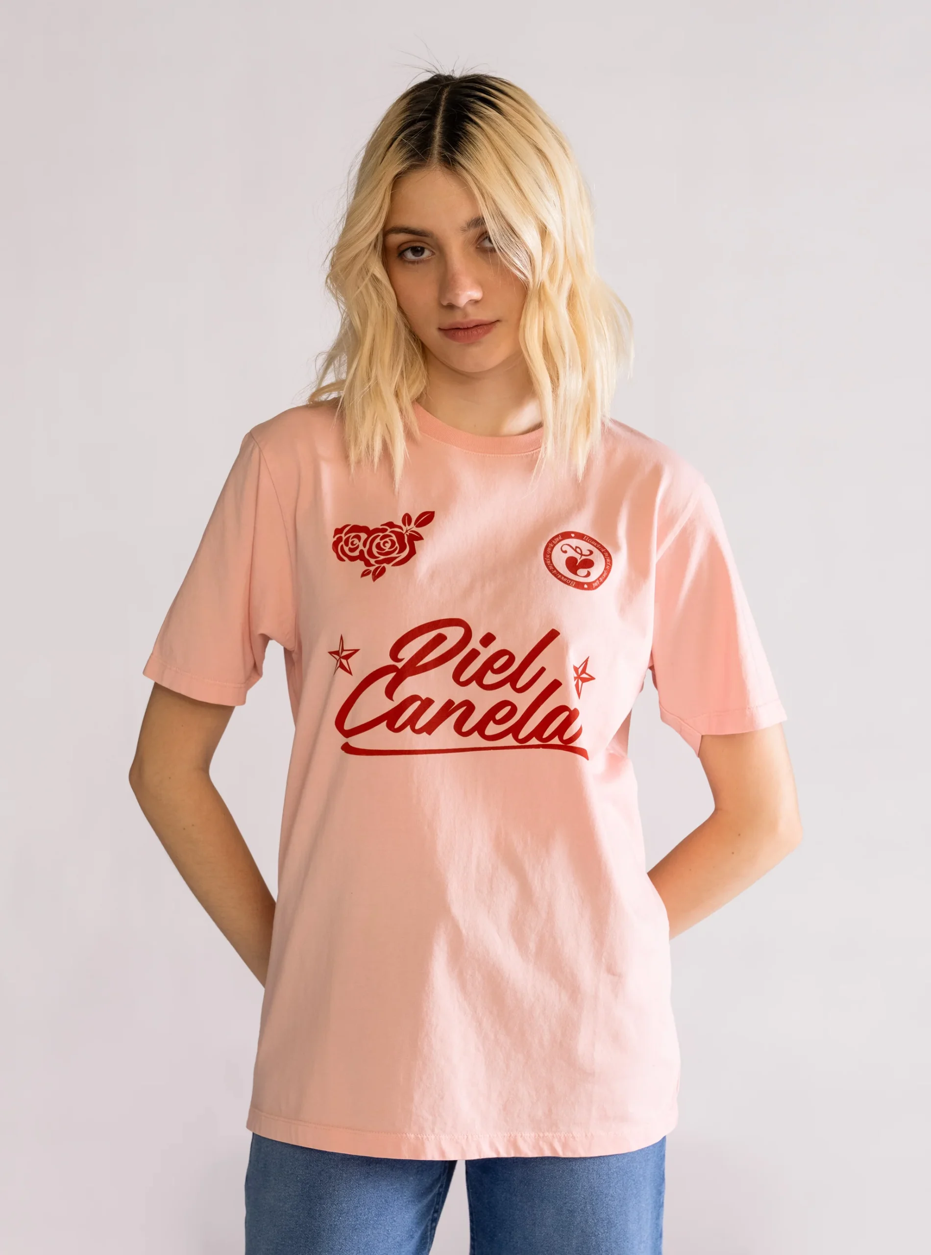 Piel Canela Playera, Rosa - Imagen 4
