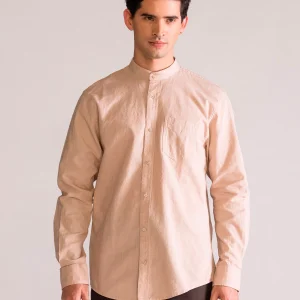 Around The World Camisa, Café Claro