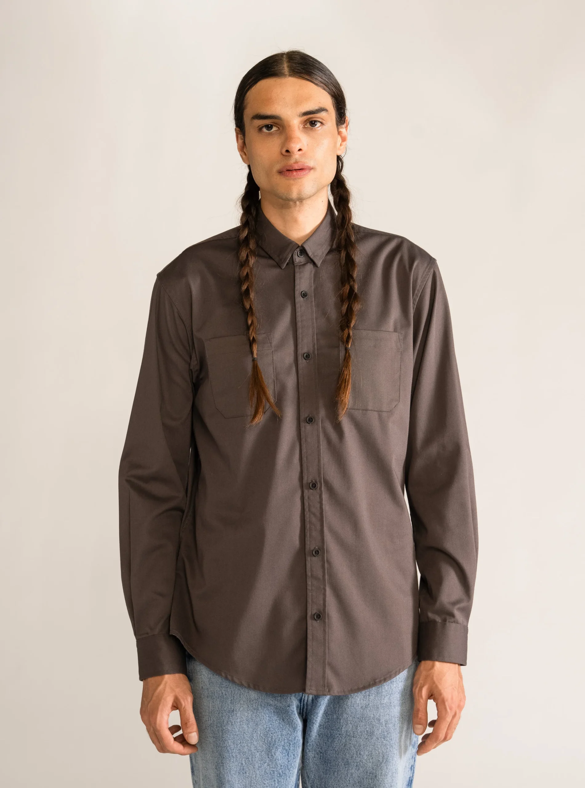 Bolgger Shirt, Gris Obscuro