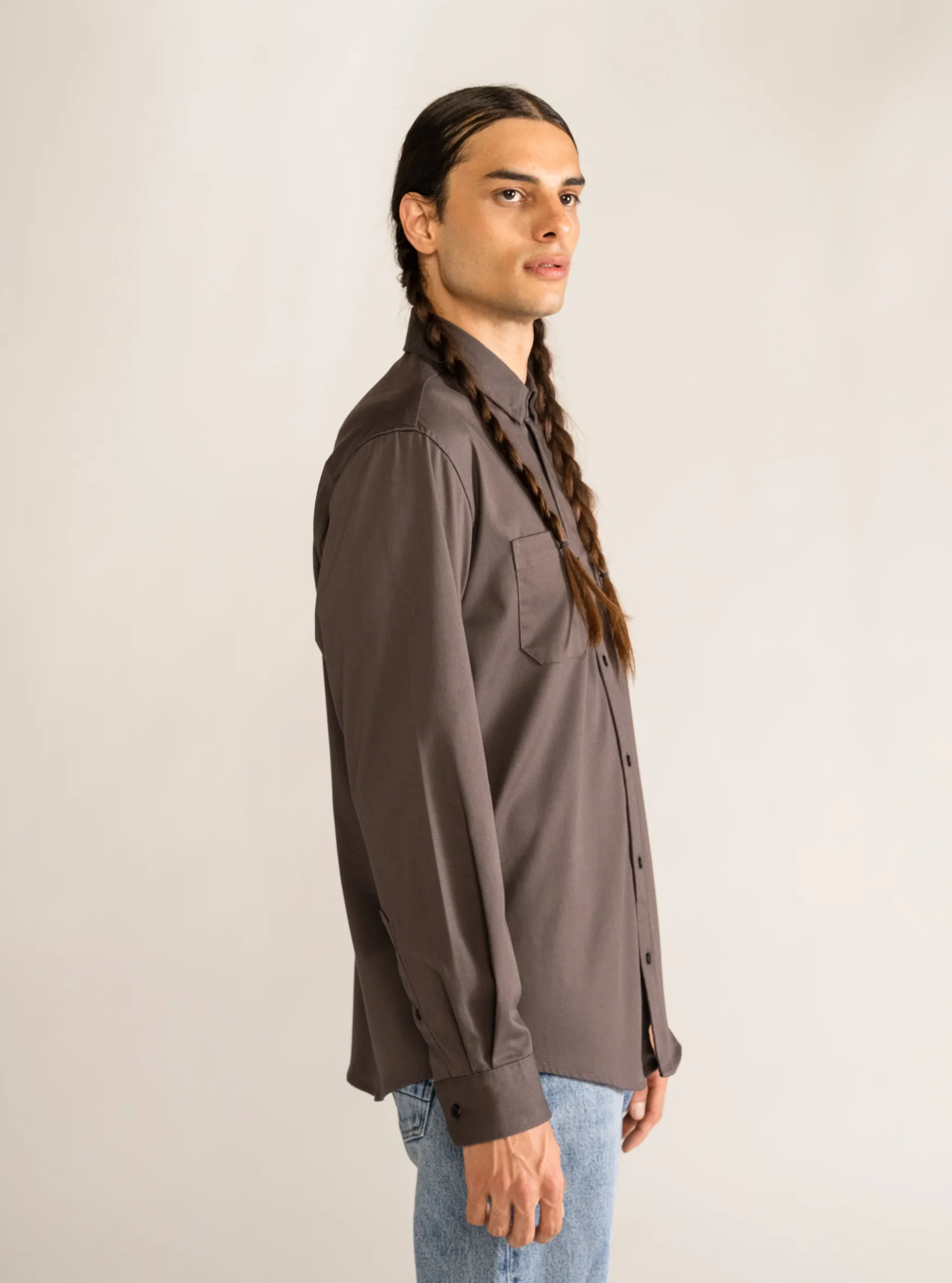 Bolgger Shirt, Gris Obscuro - Imagen 3