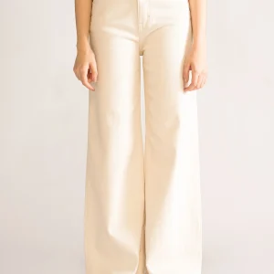 Let's Go Wide Leg Jeans, Crudo