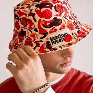 Ketchup Lovers Bucket Hat, Crudo