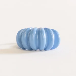 Curves All Over Ring, Azul Claro