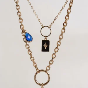 Dropping Drops Necklace, Blanco