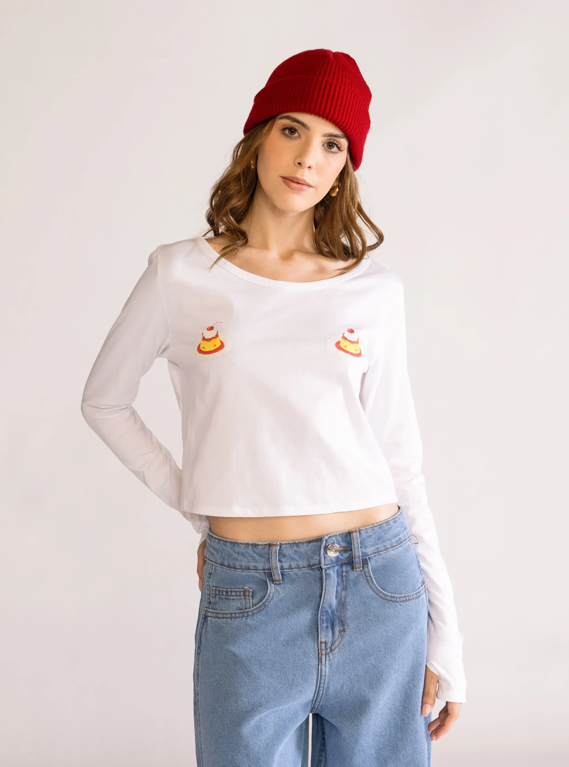 A Little Something Sweet Baby Playera, Blanco