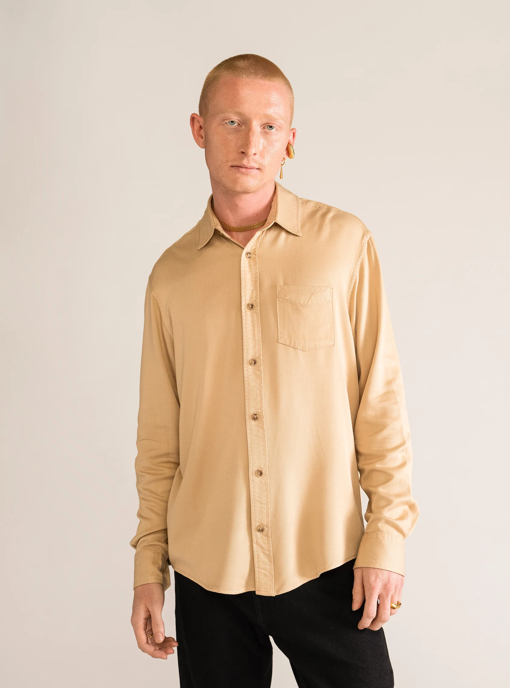 Alabama Shirt, Beige