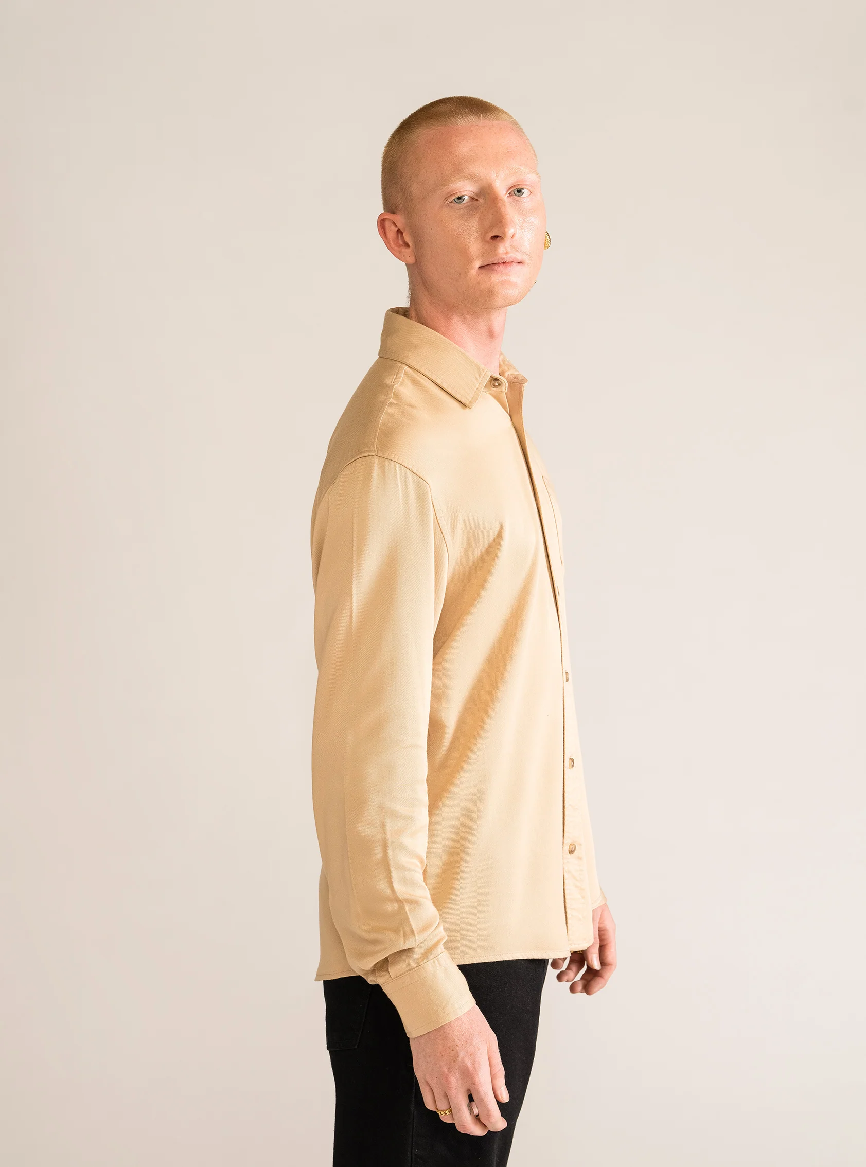 Alabama Shirt, Beige - Imagen 3