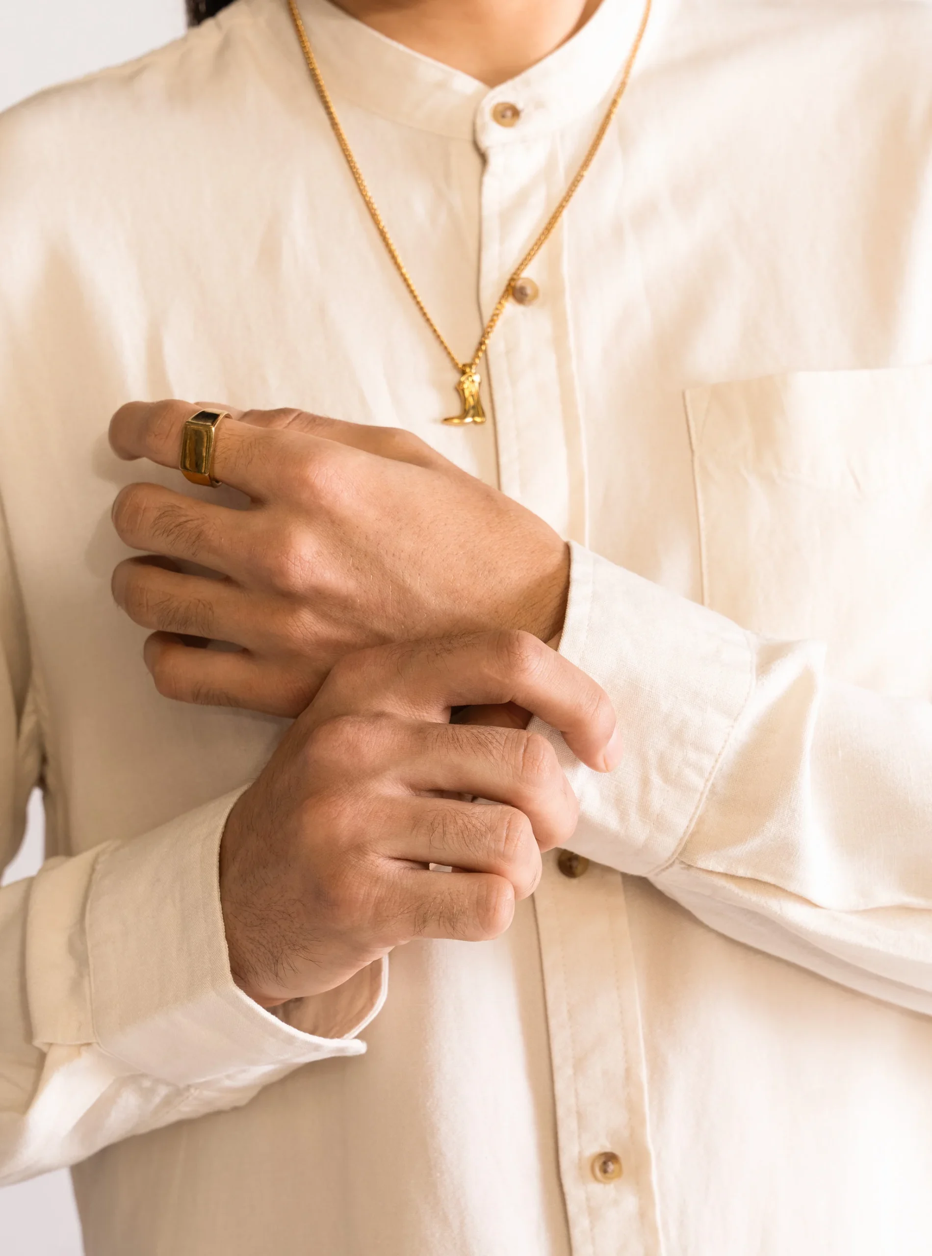 Don't Forget Me Shirt, Beige - Imagen 3