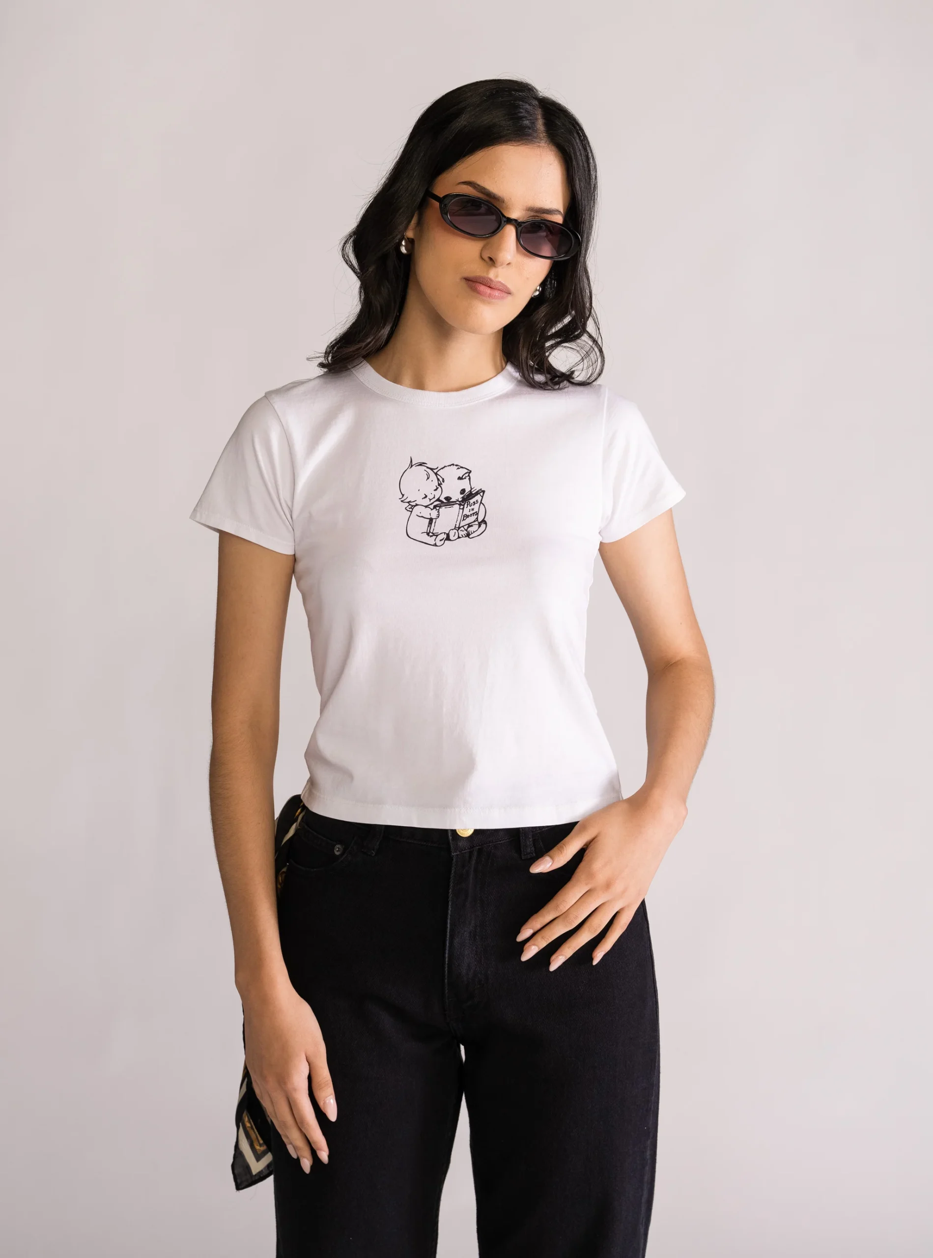 Kewpie Baby Playera, Blanco