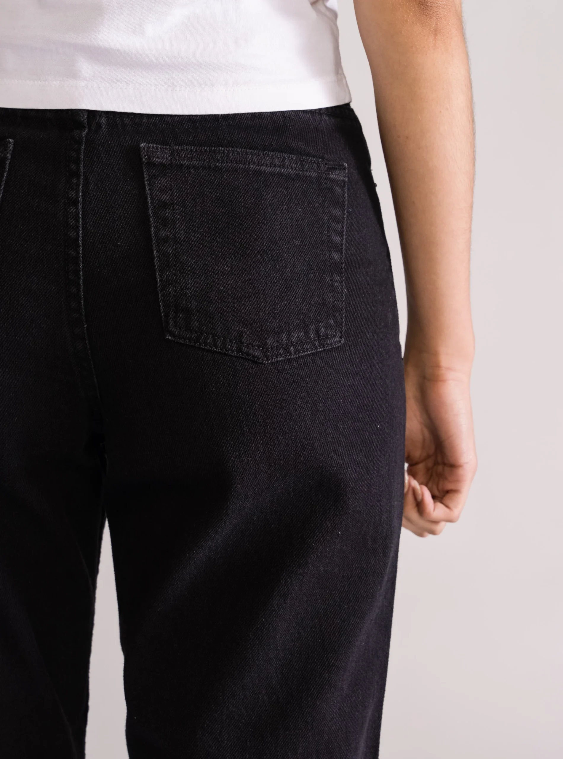 Like A Lady Straight Jeans, Negro - Imagen 4