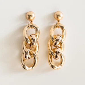 Strong bond Earrings, Dorado
