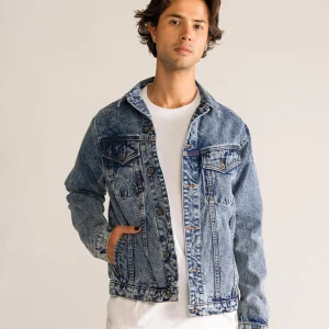 Classic Denim Jacket, Azul Obscuro