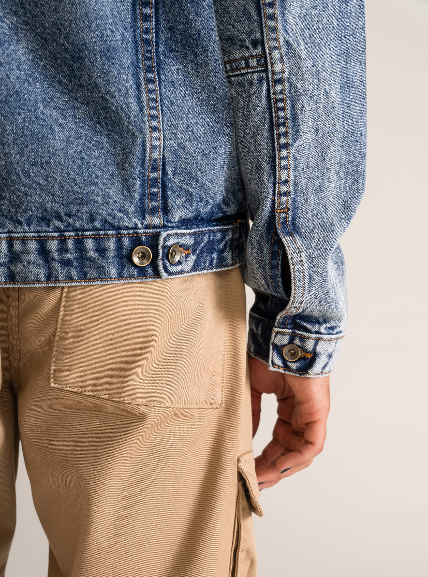 Classic Denim Jacket, Azul Obscuro - Imagen 6