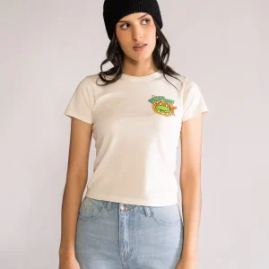 Pizza Time TMNT, Baby Playera, Blanco Hueso