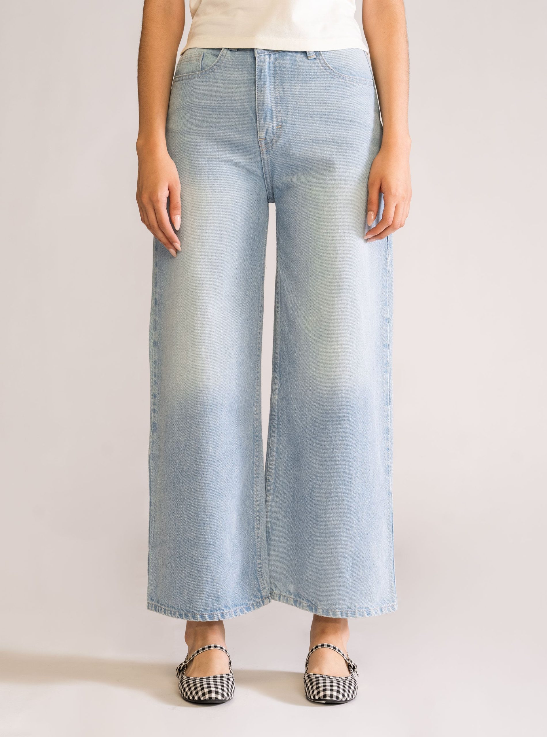 Nobody's Wide Leg Jeans, Celeste