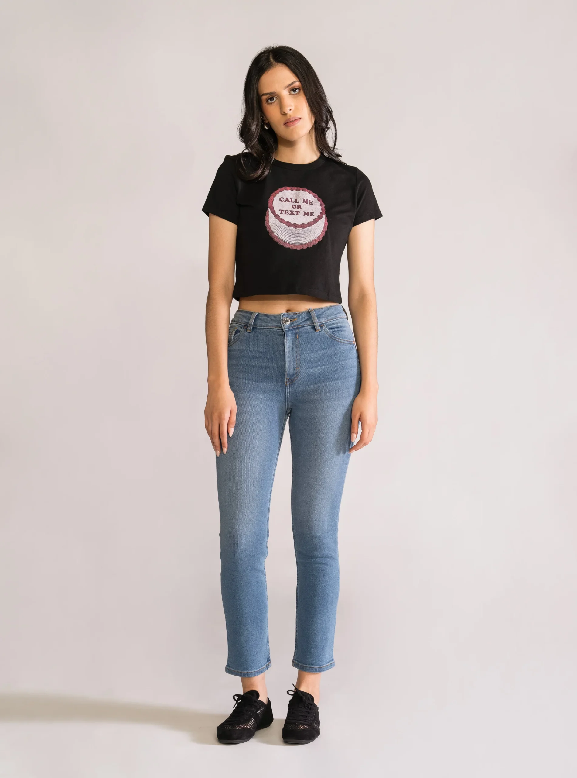 Sweet Text Baby Playera, Negro - Imagen 5