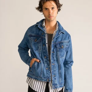 Classic Denim Jacket, Azul Claro
