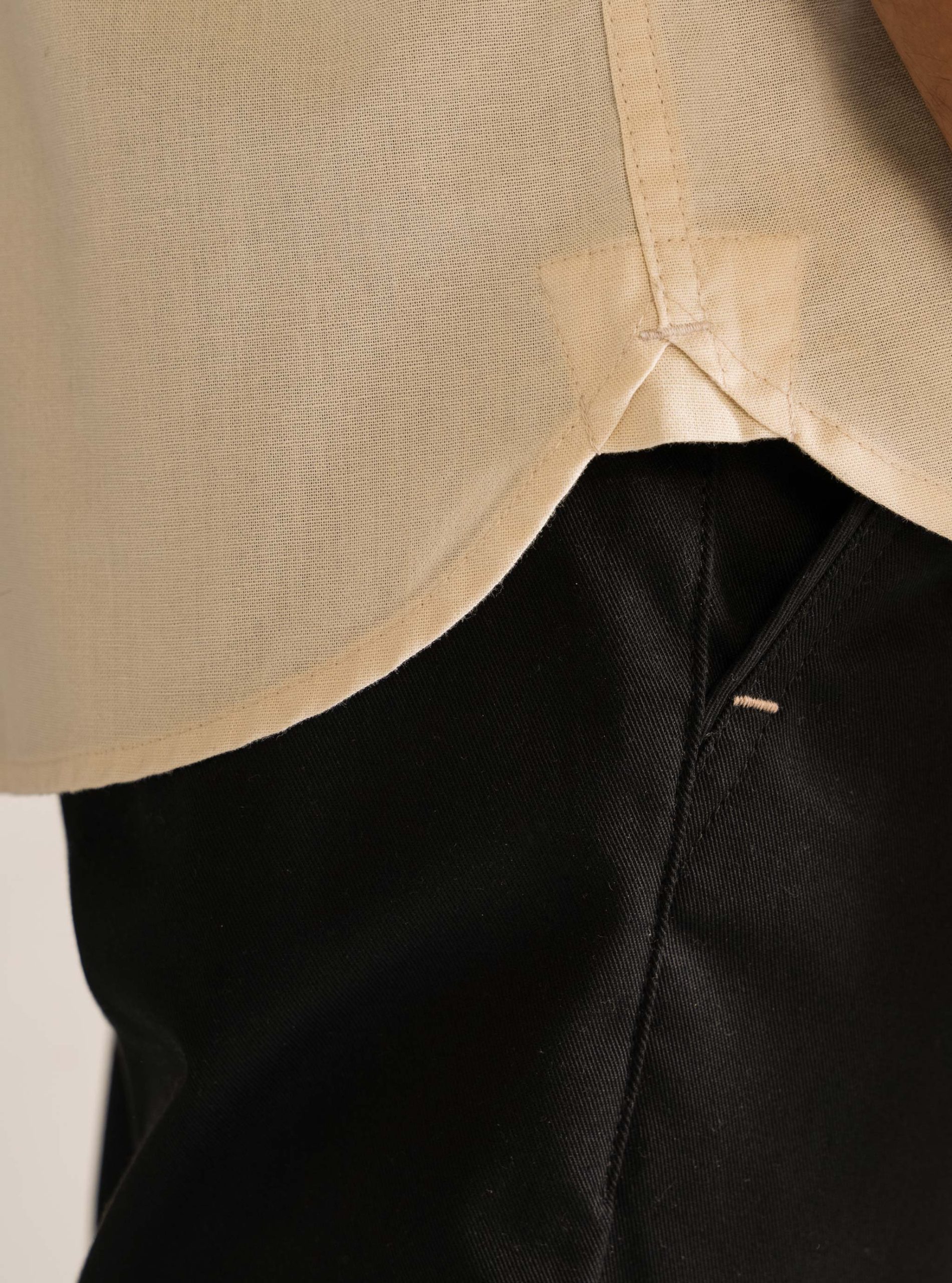 Harmony Button-Up Shirt, Beige - Imagen 4