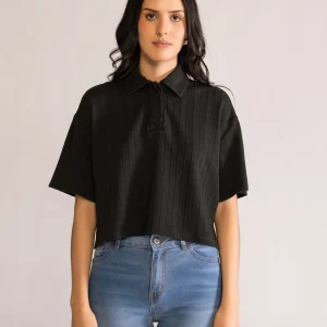 Piece Of Heart Blusa, Negro