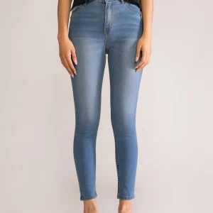 Slip Away Skinny Jeans, Azul Claro