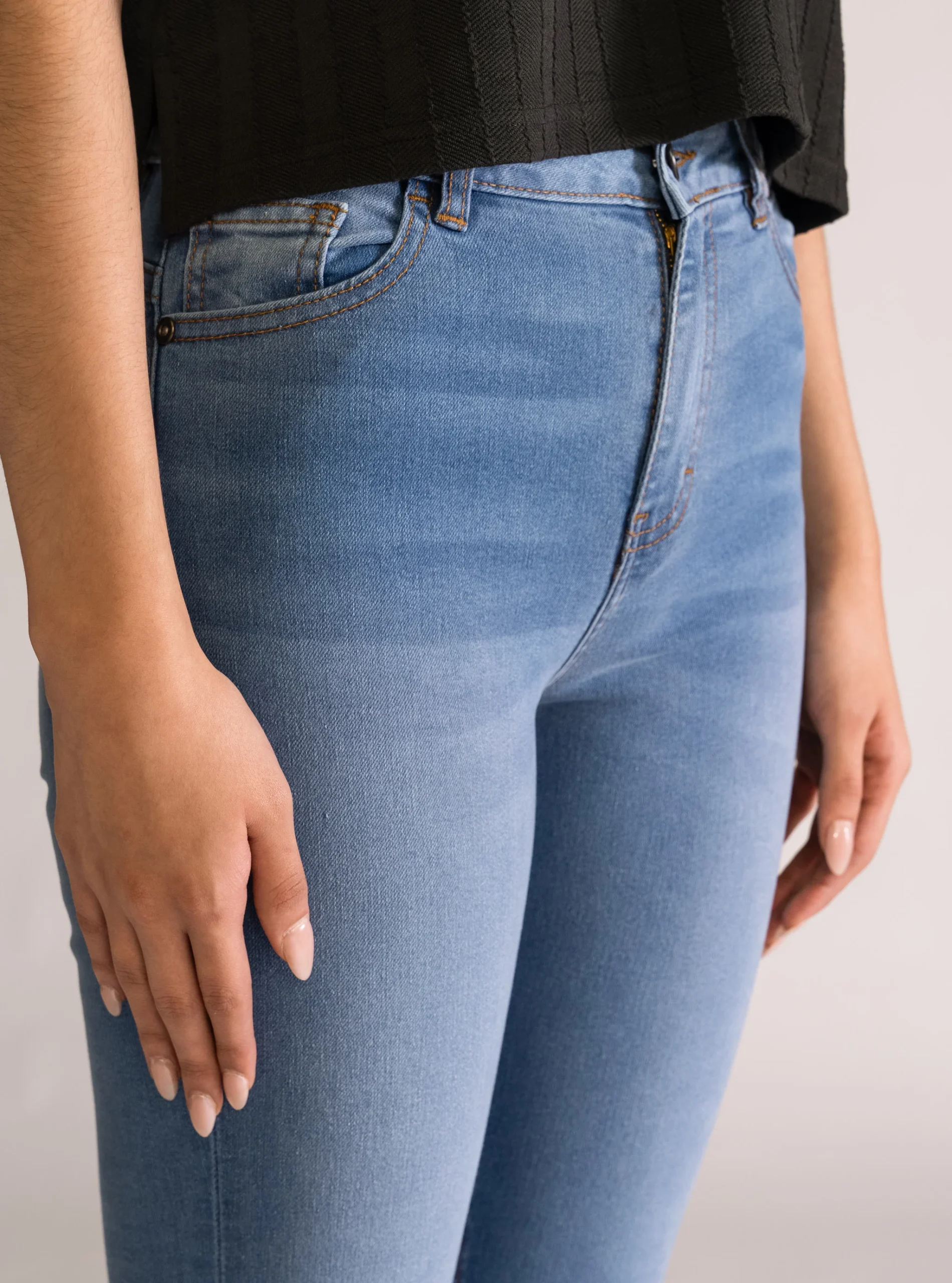 Slip Away Skinny Jeans, Azul Claro - Imagen 5