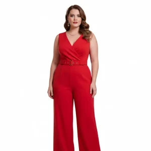 Enterizo largo plus size estilizador