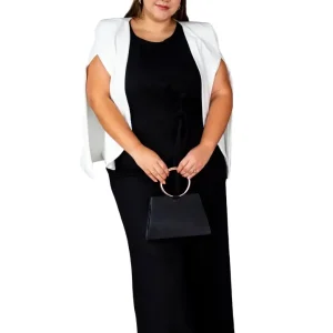 Enterizo largo talla grande moderno