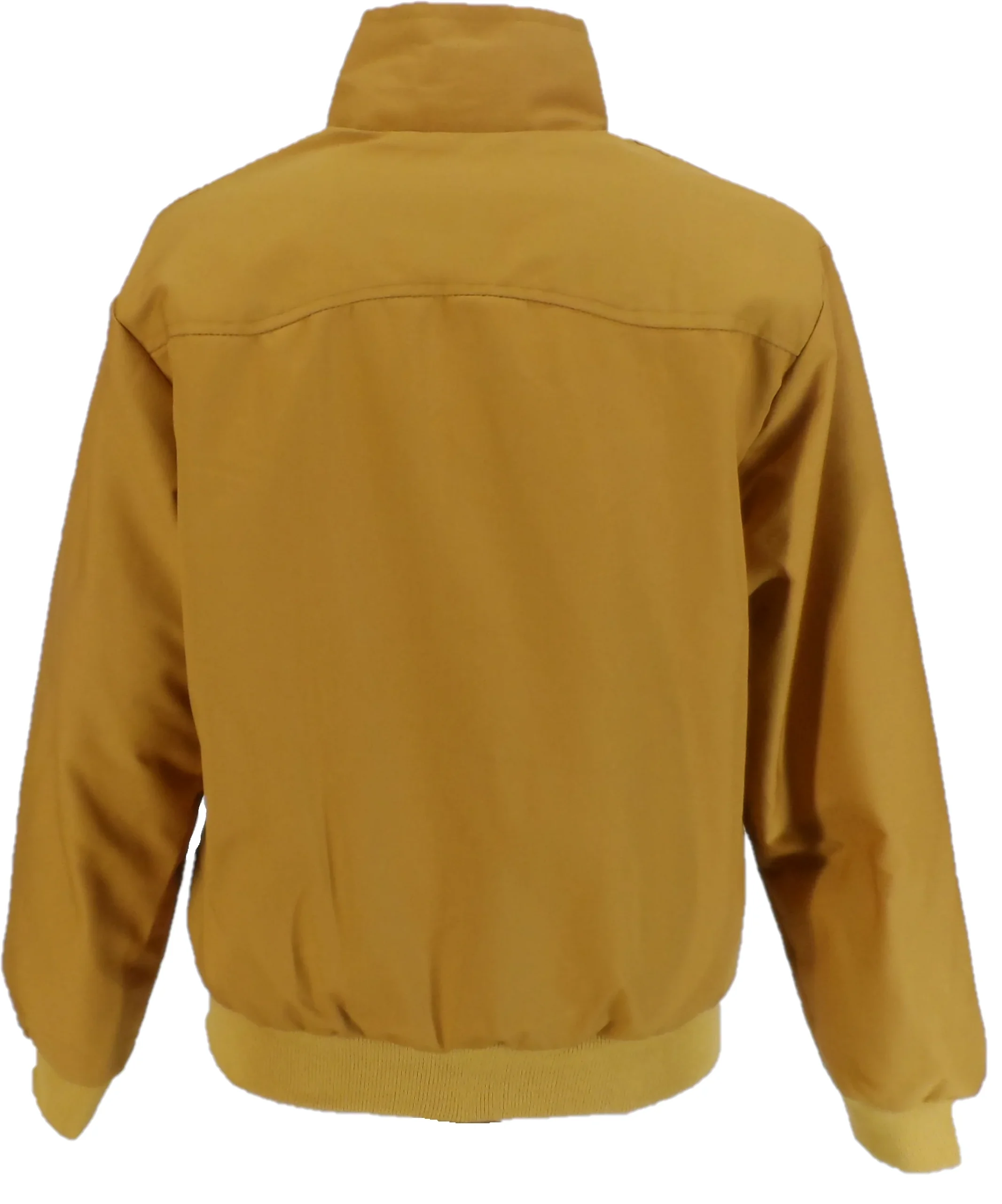Mazeys Mens Gold Harrington Jacket - Imagen 3