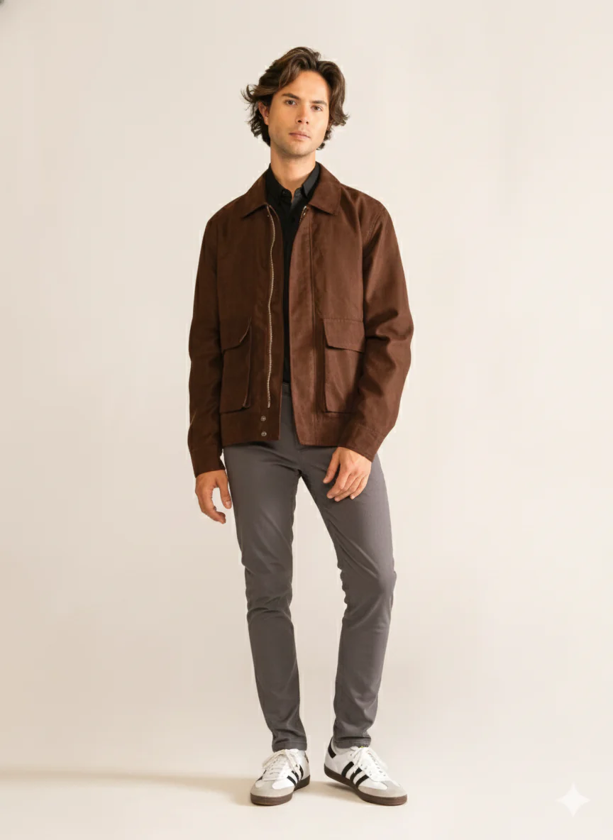 Classic Skinny Pants, Gris Obscuro - Imagen 6