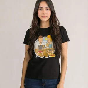 Beavis & Butthead, Regular tee, Negro