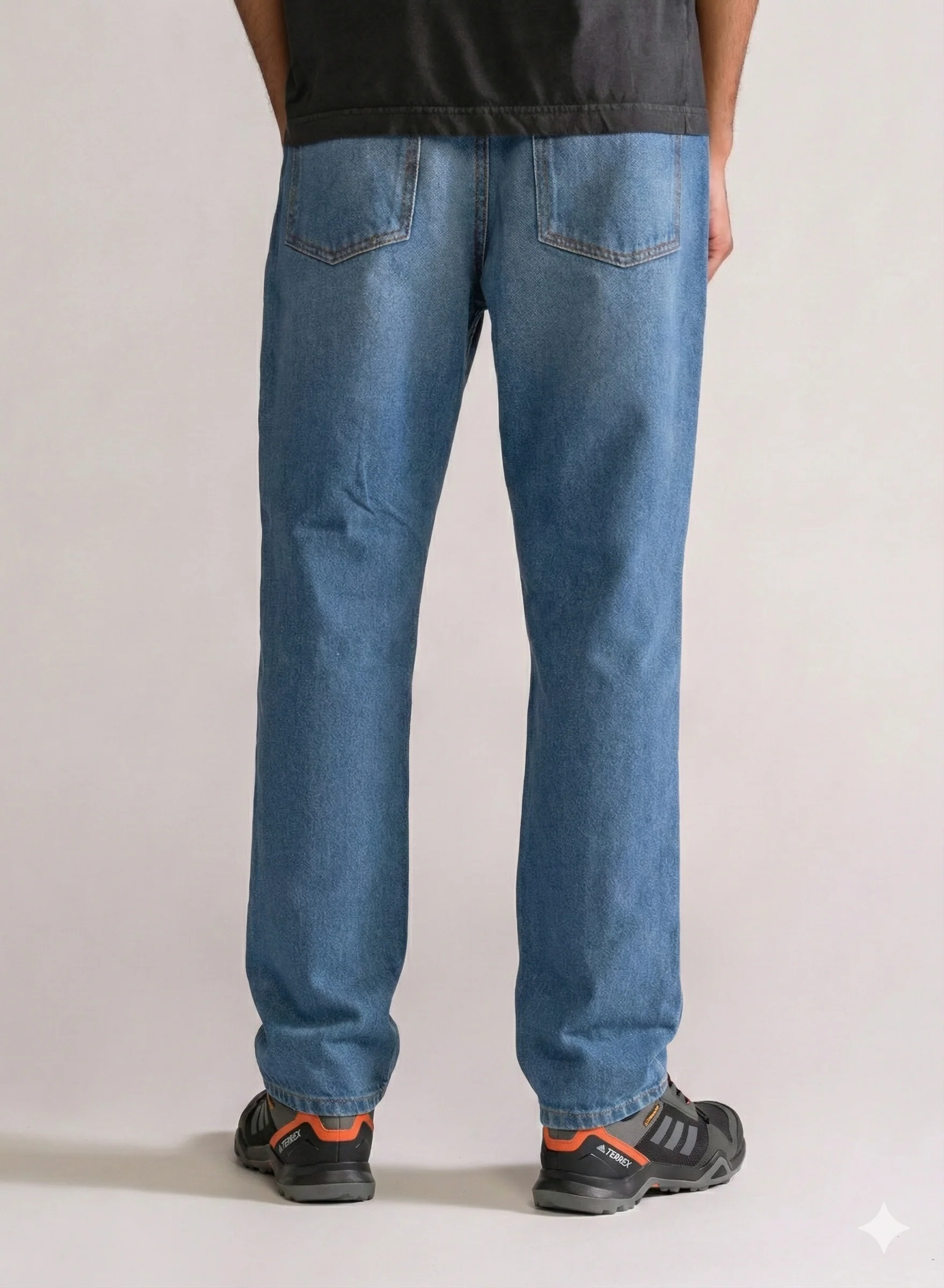 A Little Treat Regular Vintage Jeans, Azul Obscuro - Imagen 3