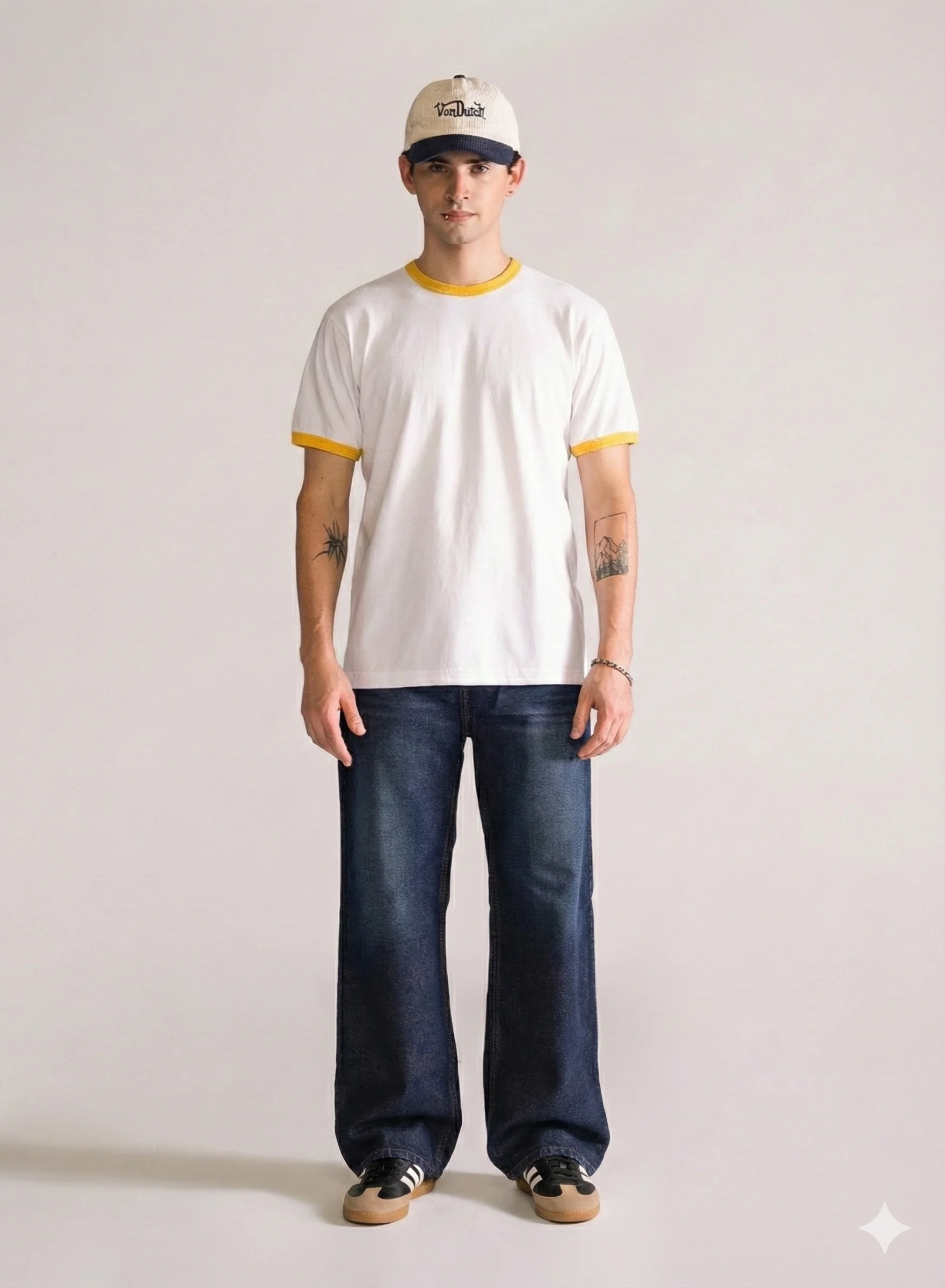 Infamous Fall Playera, Mostaza - Imagen 4