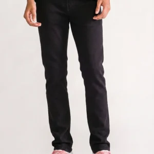 Crushing It Slim Fit Jeans, Negro