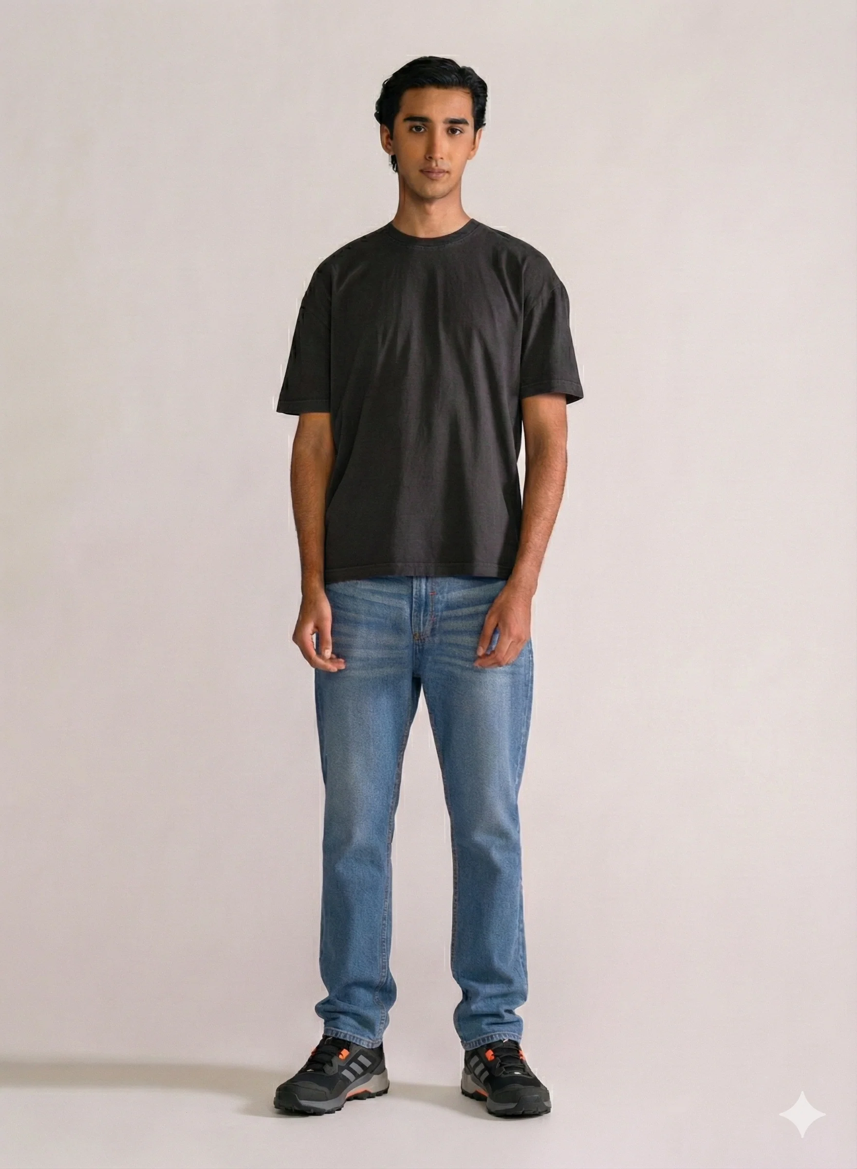 A Little Treat Regular Vintage Jeans, Azul Obscuro - Imagen 4