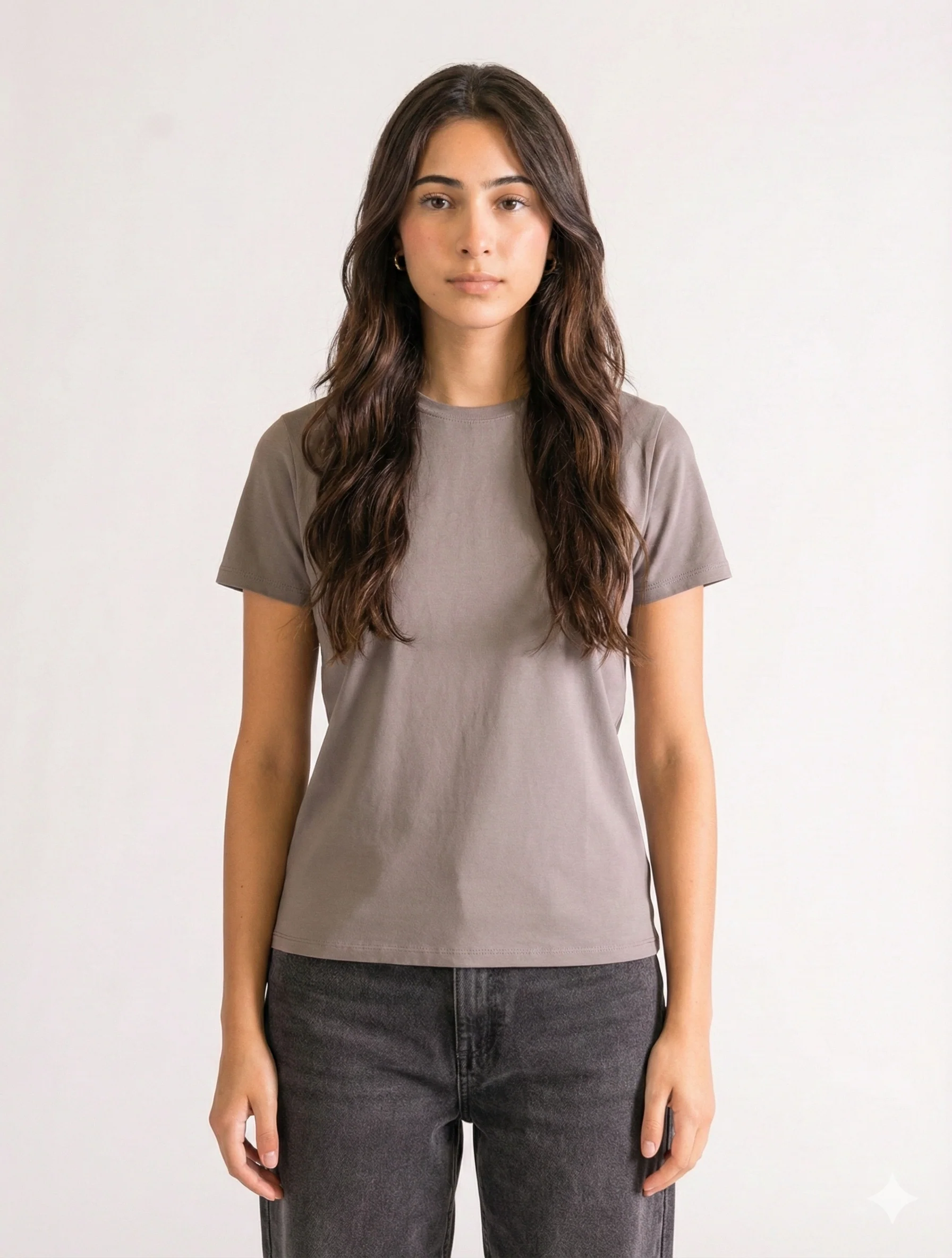 Basic Premium Tee, Gris Obscuro