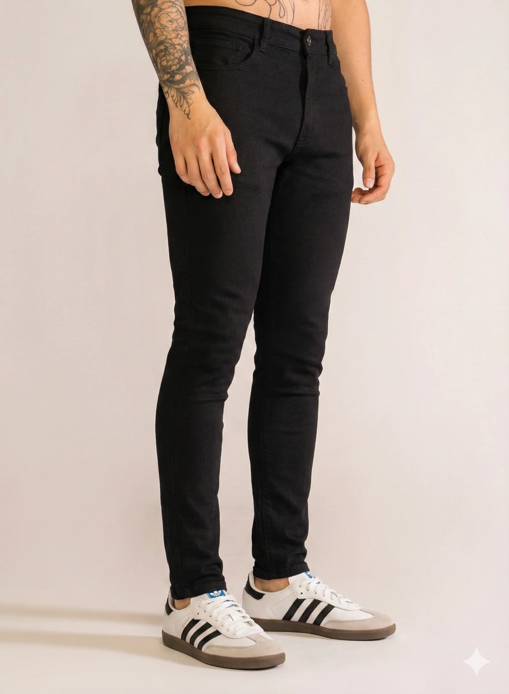 Basic Skinny Jeans, Negro - Imagen 5