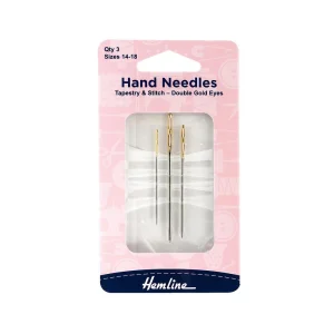 Aguja Tapestry Doble Ojo Hemline