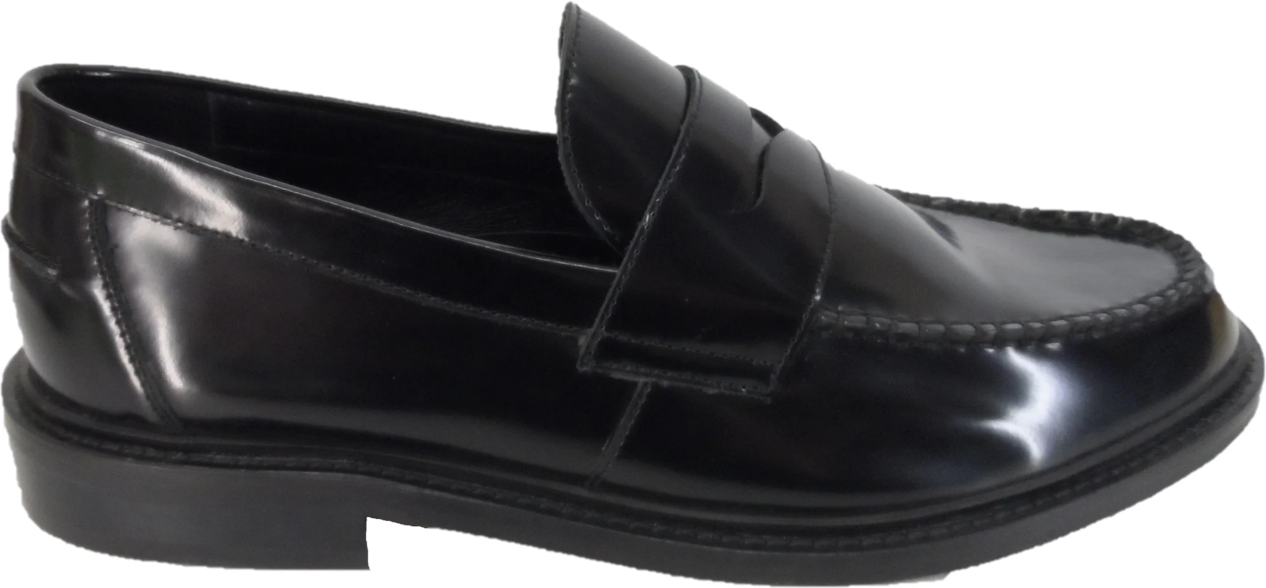 Ikon Original Black Lane Penny Retro,Ska,Northern Soul Loafers - Imagen 5