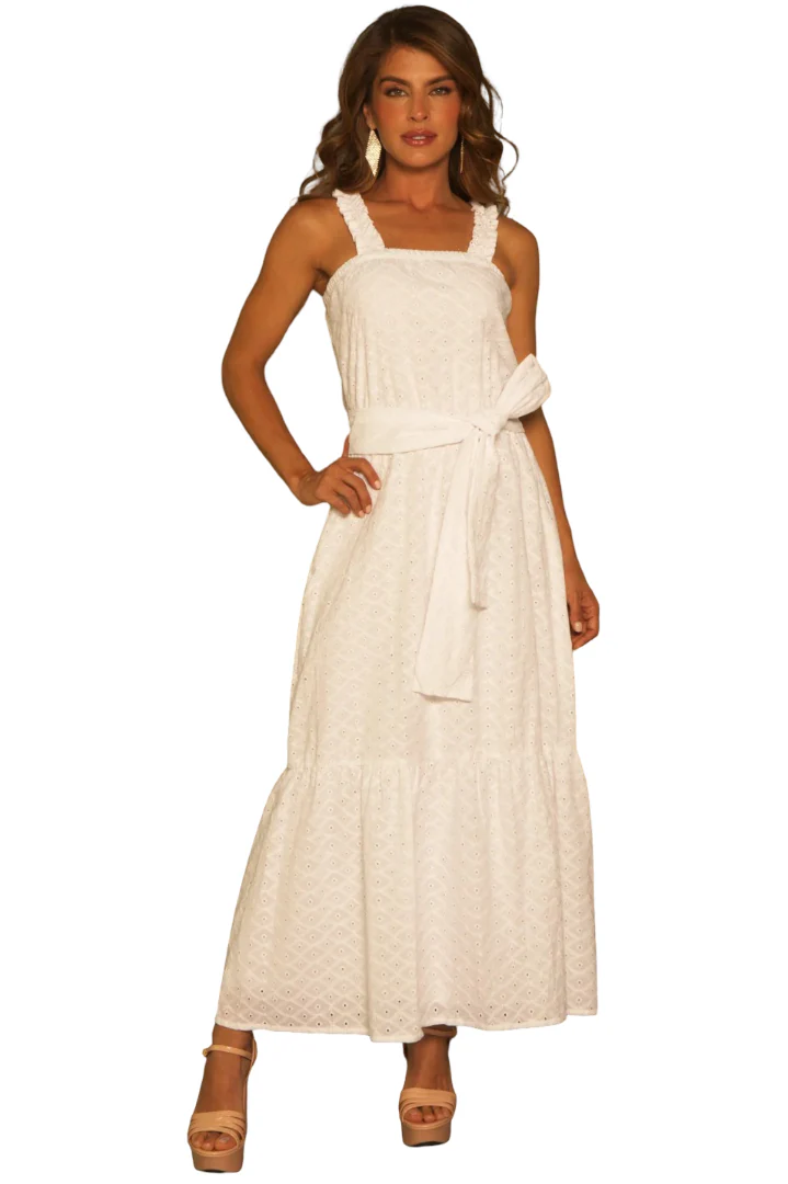 Vestido largo casual relajado