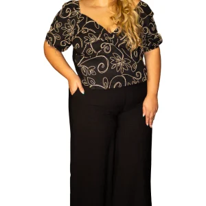 Blusa plus mujer moderna