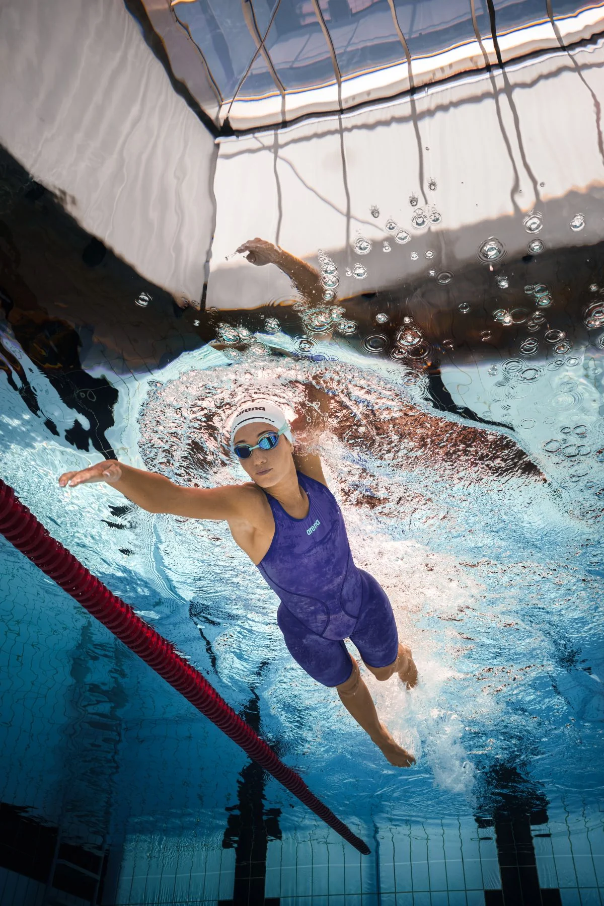 Traje de competición a la rodilla arena Powerskin Impulso para mujer Future Dusk - Imagen 6