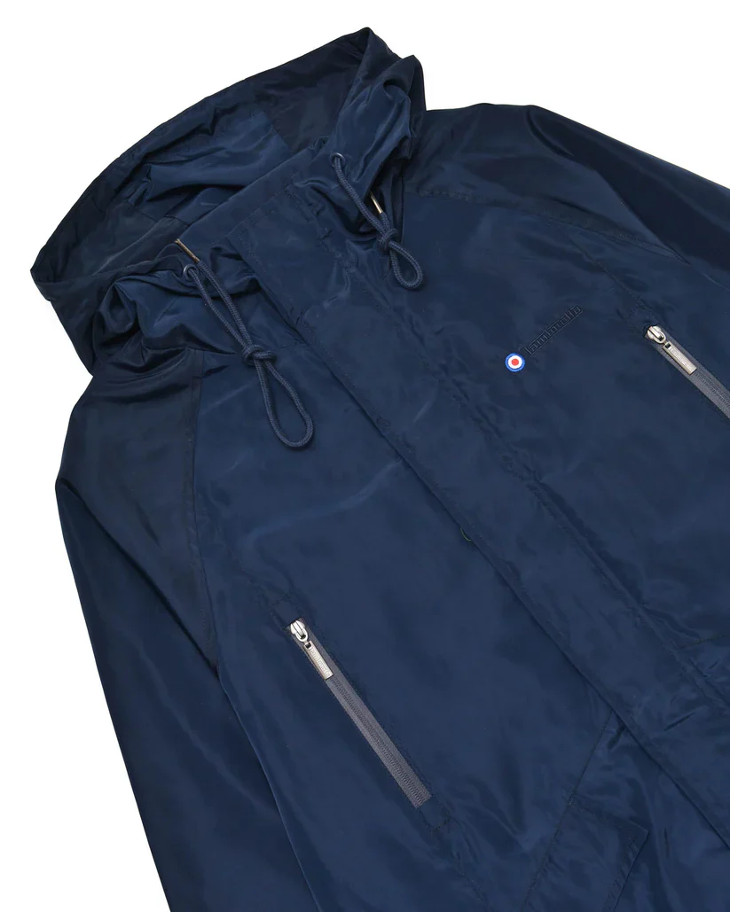 Lambretta Mens Navy Blue Heaton Jacket - Imagen 3