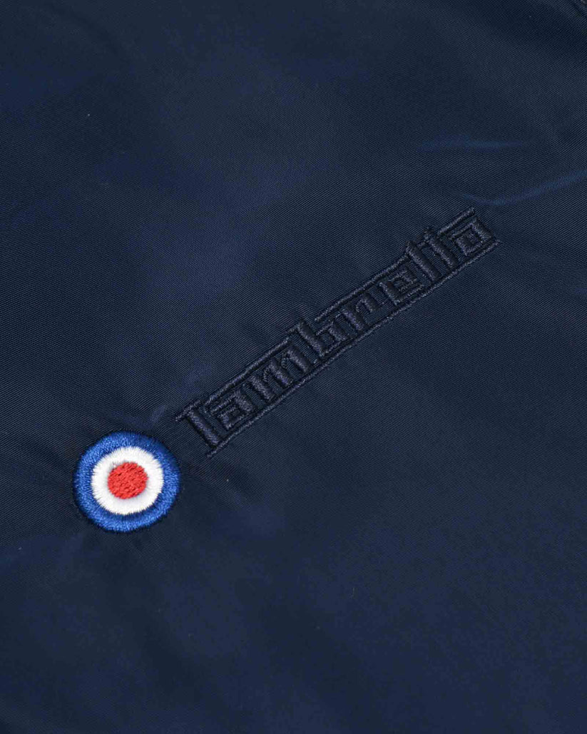 Lambretta Mens Navy Blue Heaton Jacket - Imagen 7