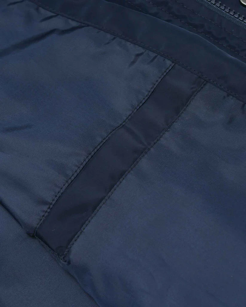 Lambretta Mens Navy Blue Heaton Jacket - Imagen 5