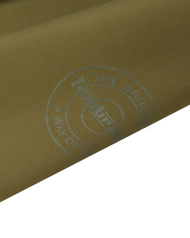 Lambretta Mens Khaki Green Ripstop Waterproof Parka - Imagen 9