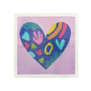 Set 2 Esterillas Corazón 20x20