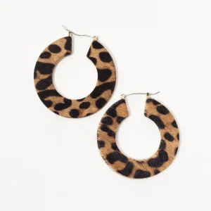 Animal Instinct Earrings, Café Claro