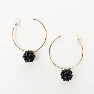 Disco Babe Earrings, Negro